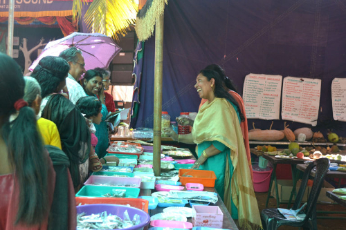 The festivals are a platform for exchanging seeds and knowledge.